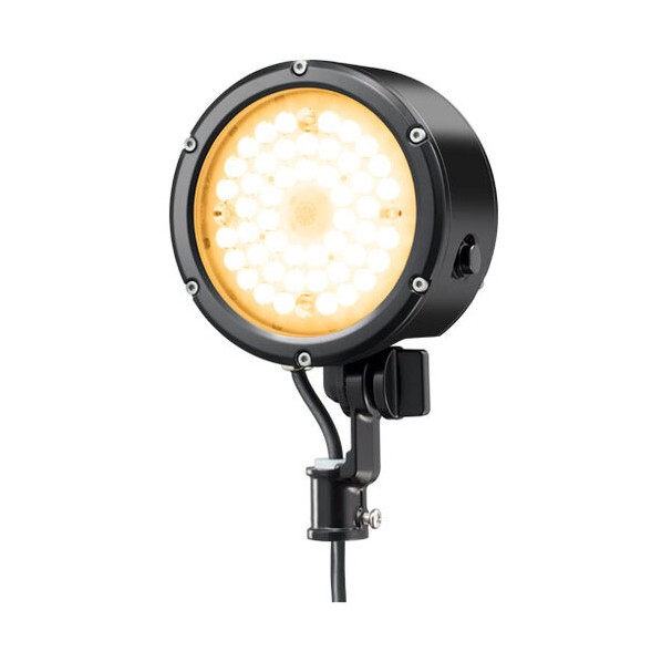 小型LED投光器 （33W/中角/電球色/黒） ブラック E30015M/LSAN9/BK