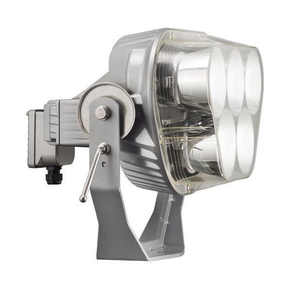 LED投光照明器（耐振形、190W印字機、狭角形） グレイメタリック E31122N/NSAN2 DIY・工具-花・ガーデン・DIY-作業灯・投光器