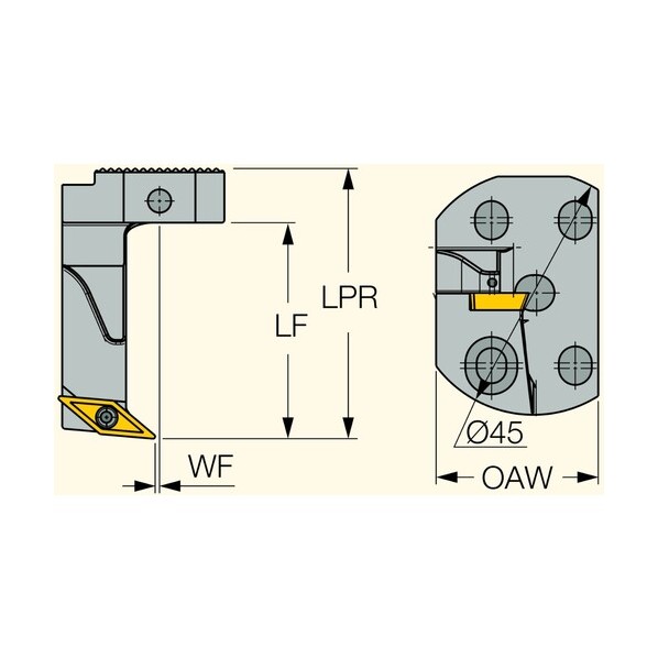 自動盤用ヘッド交換式ホルダ NEOSWISS(ネオスイス) SBTTL-SVJPR10-JHP|DIY FACTORY ONLINE SHOP