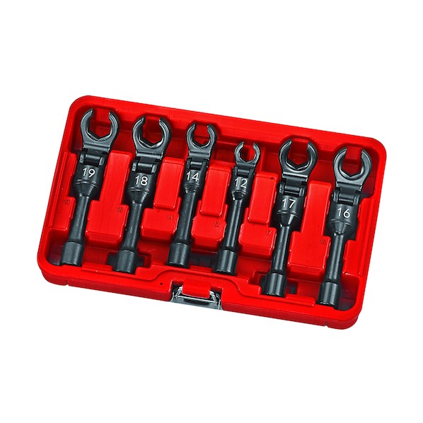 6PCS フレキシブルオープンエンドレンチセット JTC6707 1点