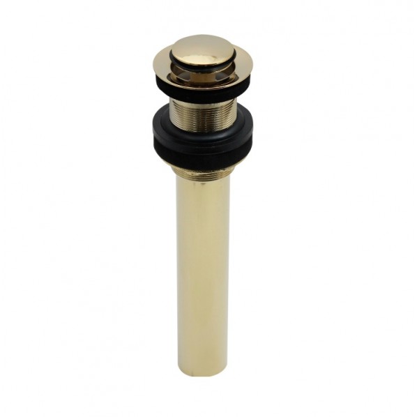 オンリーワンクラブ 排水部品 プッシュ式ドレンユニット32(横穴なし) ブラス AE4-MAPDPB 1個|DIY FACTORY ONLINE SHOP