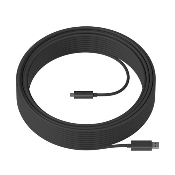 ロジクール 【法人専用品】ロジクール ストロング USBケーブル 10m ブラック USBCBL10M 1本|DIY FACTORY ONLINE SHOP