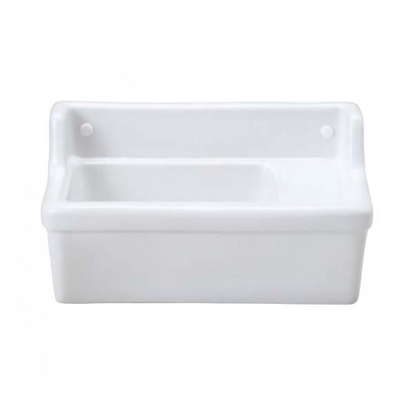 オンリーワンクラブ 壁付型手洗器 Sレクタングル (横水栓用/穴なし)ブランカ IB4-E274280 1個