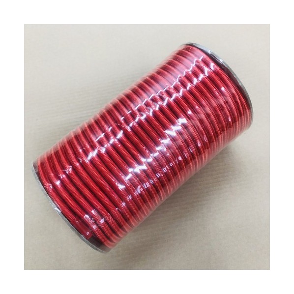 丸天然ゴム荷縄 約7粍Φ×33m 赤 赤 MGR-7X33-RED
