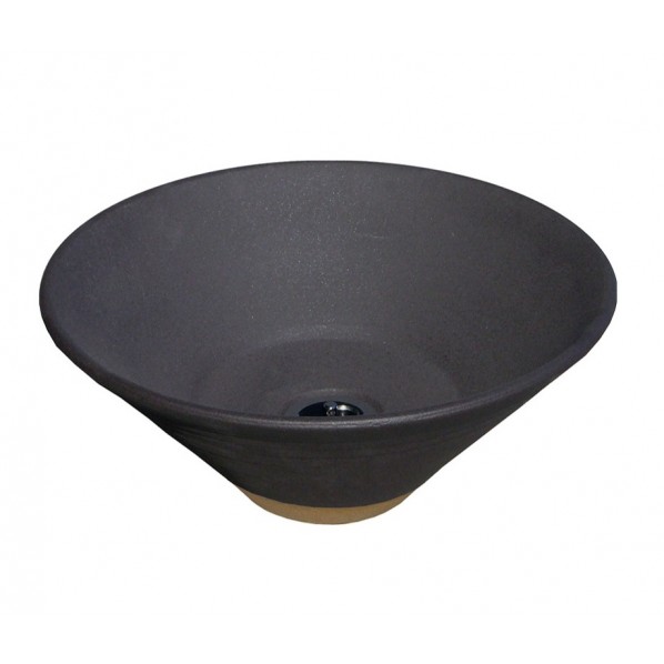 オンリーワンクラブ 陶器の水鉢 IBUSHI黒釉 KZ3-706 1個
