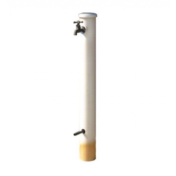 ※法人専用品※オンリーワンクラブ 陶器の水栓柱100φ 白釉 KZ3-804F 1本