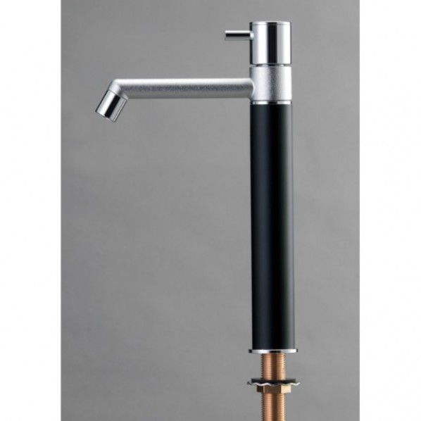 オンリーワンクラブ デザイン水栓 マニル クロムめっき ロング ブラック TK4-1LNBK 1本 花・ガーデン・DIY-植木鉢