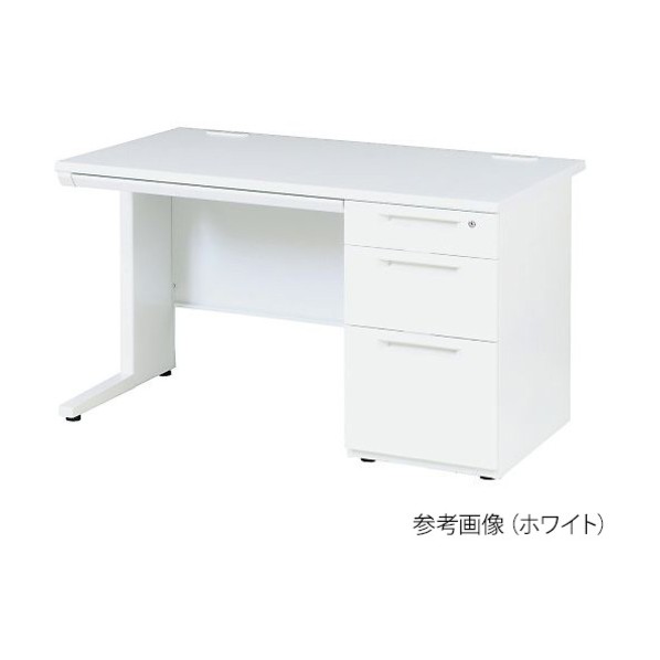 弘益 勉強机 片袖机 LDC-K107-R3 WH 1台 オフィスデスク・テーブル-インテリア・寝具・収納