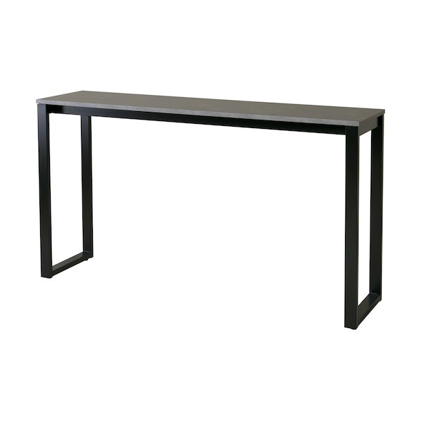 ※法人専用品※ ハイカウンターテーブル ブラック脚 ストーングレー ASO-HCT1845B(SGR) 1点|DIY FACTORY ONLINE SHOP