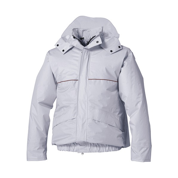 空調服 空調服? レイン上下セット(ウェアのみ) 5L シルバー ND9097 1着