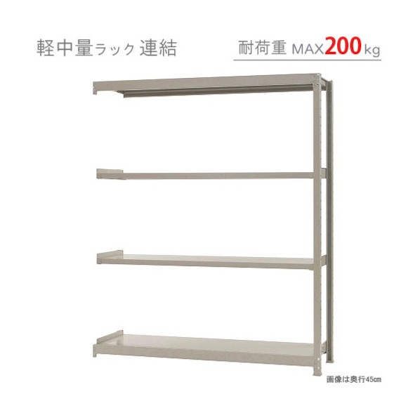 ※法人専用品※北島 軽中量200K連結W1500XD450XH1800アイボリー4段 T200R150451804 1点｜DIY FACTORY ONLINE SHOP