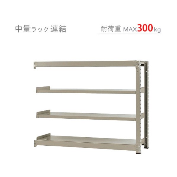 中量300K連結W1500XD600XH1200ニューアイボリ―4段 T300R150601204 1点