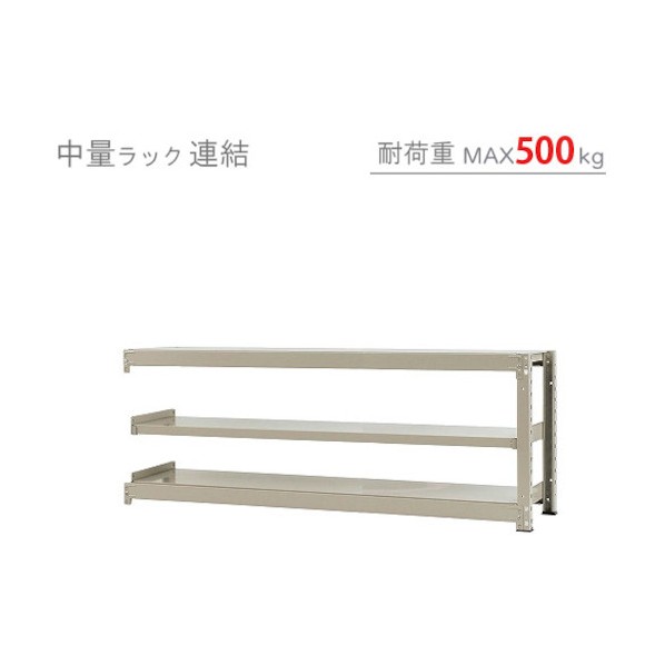 中量500K連結W1800XD600XH700ニューアイボリ―3段 T500R18060703 1点