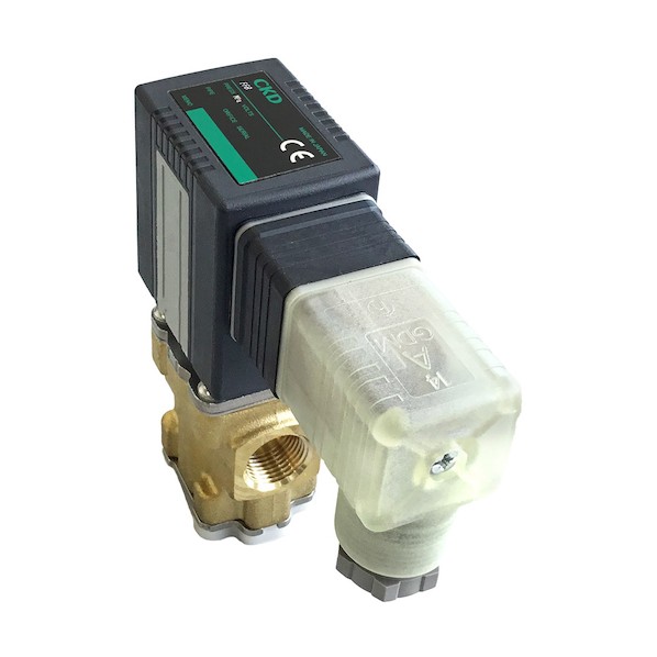 CKD 直動式2ポート電磁弁（マルチフィット［［R上］］） FFB-3206A2Q3D2-B 1点