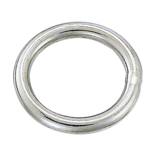 水本機械 ステンレス 丸リンク 線径16mm内径100mm R-16-100 1個