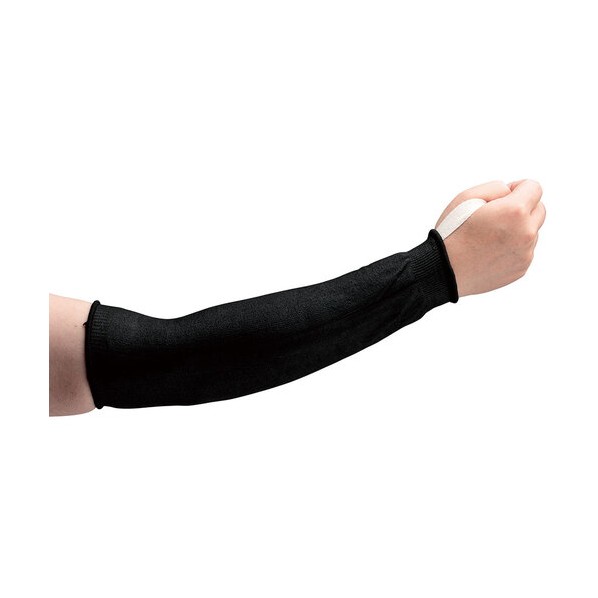 ミドリ安全 安全 【2024.9月発売予定】 カットガード腕カバー ブラックV(ひも付き) C-G-ARMCOVER-BK-V-HIMOTSUKI 5双