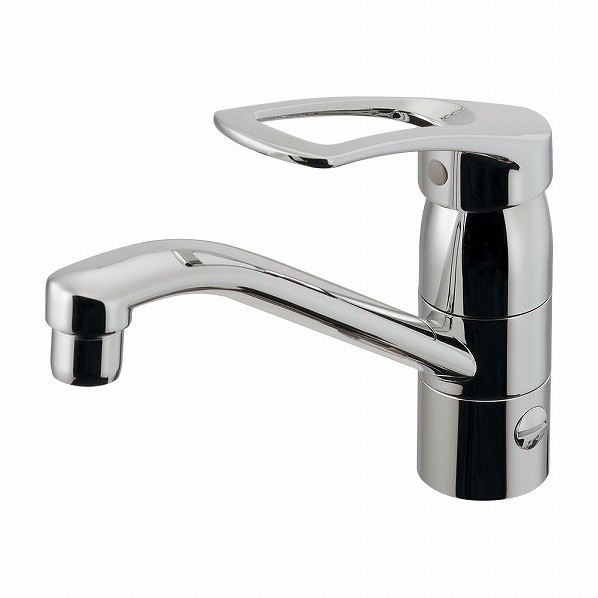 カクダイ シングルレバー混合栓(分水孔つき) 117-063K-180 1点｜DIY FACTORY ONLINE SHOP