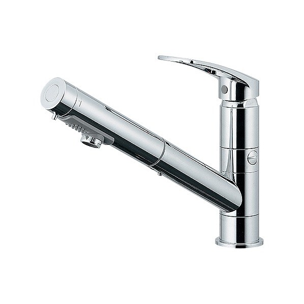 カクダイ シングルレバー引出し混合栓 118-221 1個|DIY FACTORY ONLINE SHOP