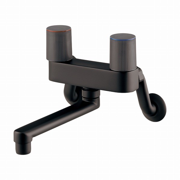 カクダイ(KAKUDAI) 2ハントﾞル混合栓マットフﾞラック 128-003-D 1個｜DIY FACTORY ONLINE SHOP