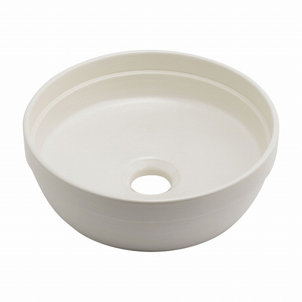 カクダイ(KAKUDAI) 丸型手洗器 493-276-W 1個｜DIY FACTORY ONLINE SHOP
