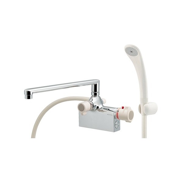 カクダイ サーモスタットシャワー混合栓(デッキタイプ) 175-008 1個｜DIY FACTORY ONLINE SHOP
