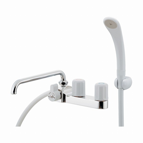 カクダイ 2ハンドルシャワー混合栓 152-303 1点｜DIY FACTORY ONLINE SHOP