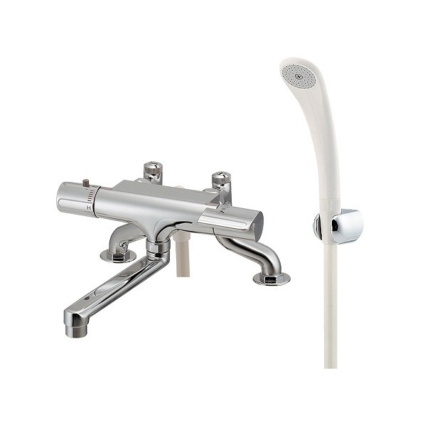 カクダイ(KAKUDAI) サーモスタットシャワー混合栓 立形 175-020 1個|DIY FACTORY ONLINE SHOP