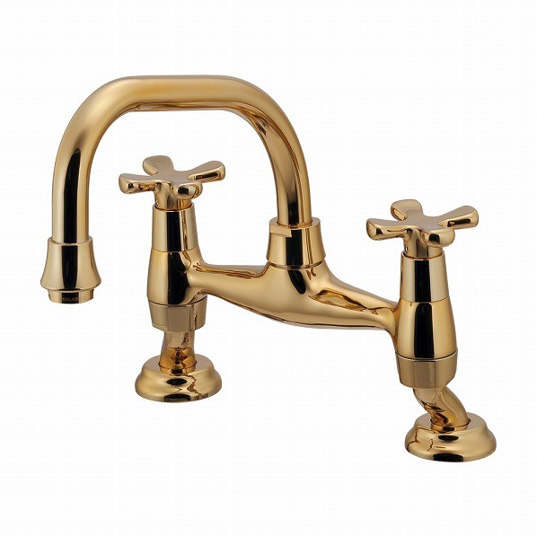 水栓金具 2ハンドル混合栓 hana(はな) 151-209-AG 1個|DIY FACTORY ONLINE SHOP