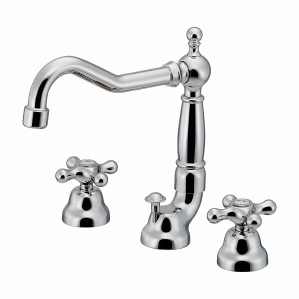 水栓金具 2ハンドル混合栓 ANTIRA（アンティラ） 153-031 1個