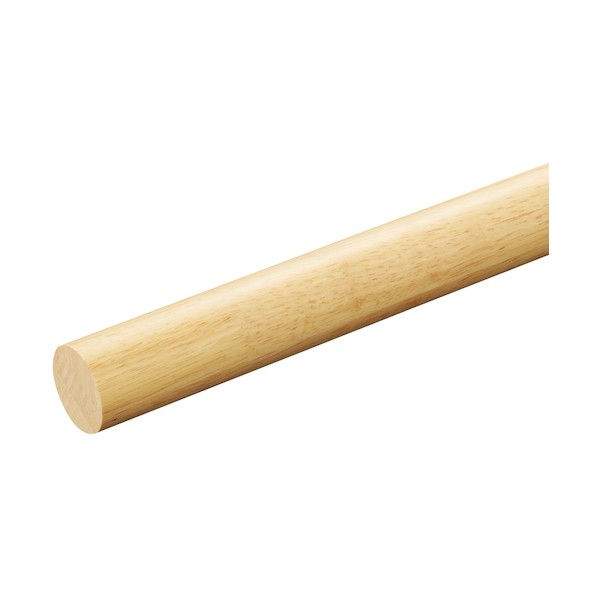 ECLE35 手すり専用丸棒 2m クリア 1150857 EL-T152C 1本