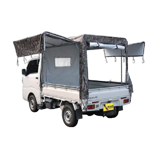 ※法人専用品※ 軽貨物自動車幌書き割り 擬装 KH-7 GR KHOROKH7GR 1式