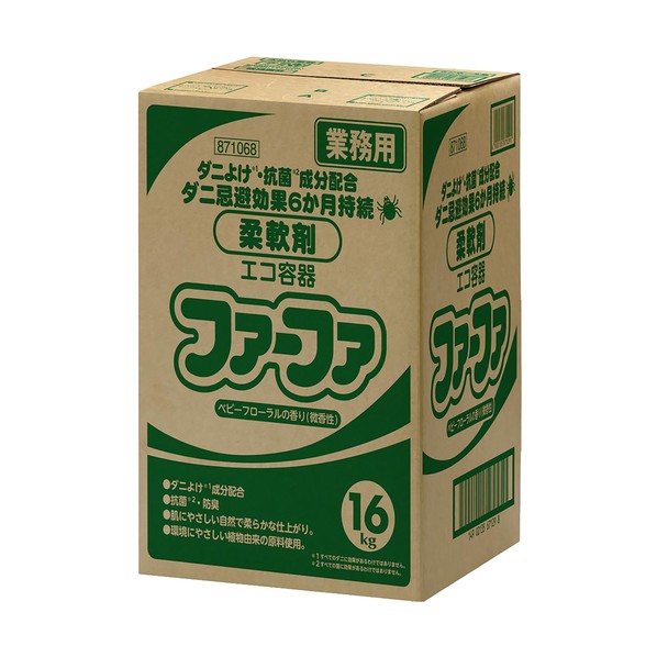 ダニよけ柔軟剤業務用エコ容器16kg 671291 1個