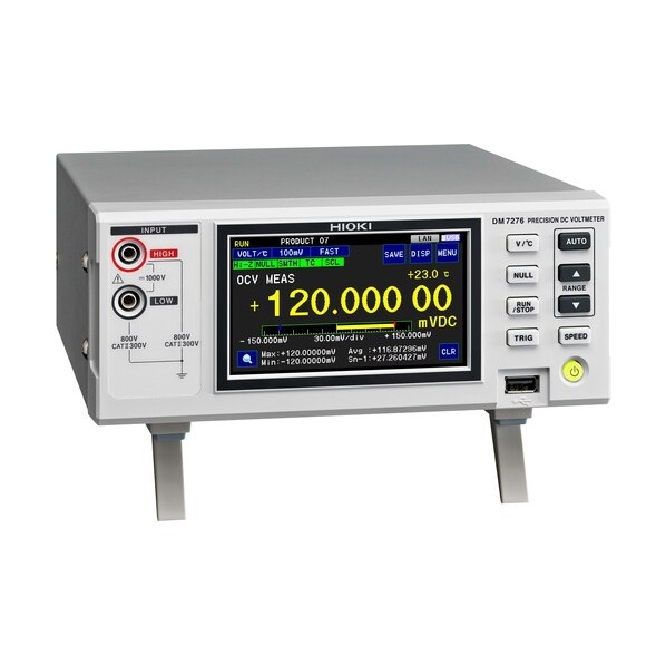 HIOKI 直流電圧計 3点書類付 DM7276-02SYORUI3TENTUKI 1個|DIY FACTORY ONLINE SHOP