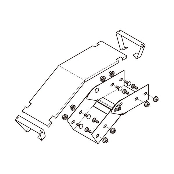 垂直自在継ぎ金具 DO-12VF 1個