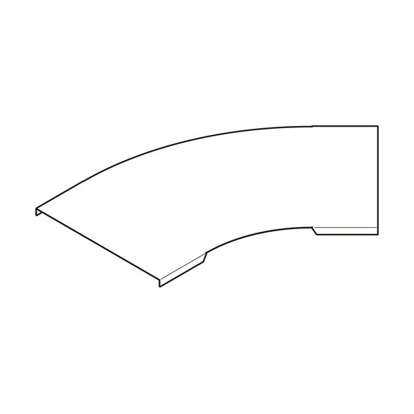 ※法人専用品※ アルミ 水平ベンドカバー ACVA245 0|DIY FACTORY ONLINE SHOP