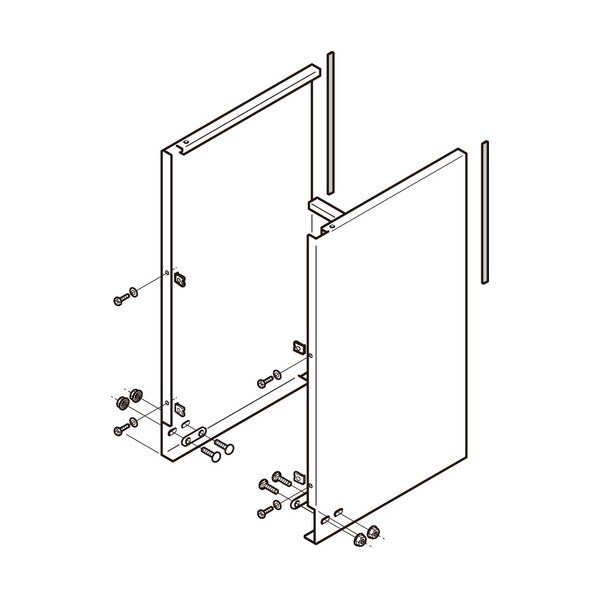ネグロス電工 フード接続ラック SD SD-SRFBZ60 1点