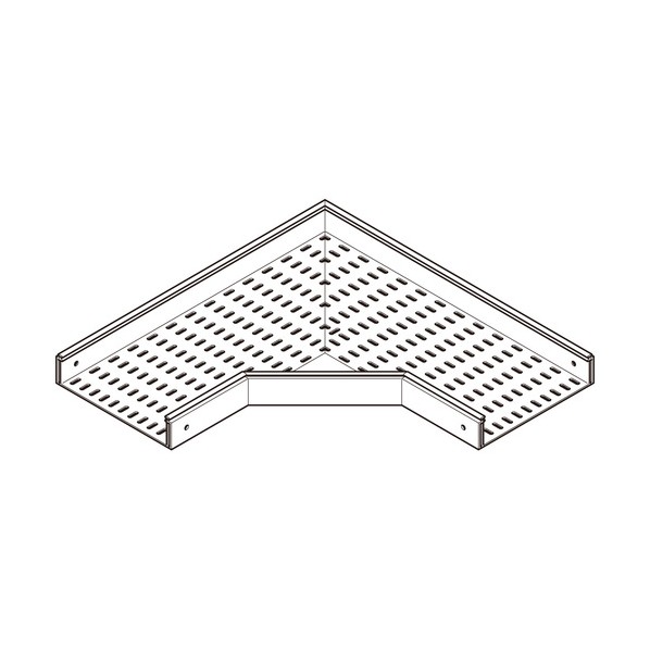 ※法人専用品※ネグロス電工 外直角L形分岐ラック(穴あき PRLA20A 1点｜DIY FACTORY ONLINE SHOP