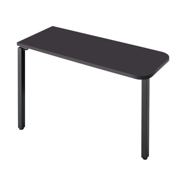 ※法人専用品※ナイキ サイドミーティング用テーブル 天板:ブラック/本体:ブラック MF104ST-BBT 1台｜DIY FACTORY ONLINE SHOP