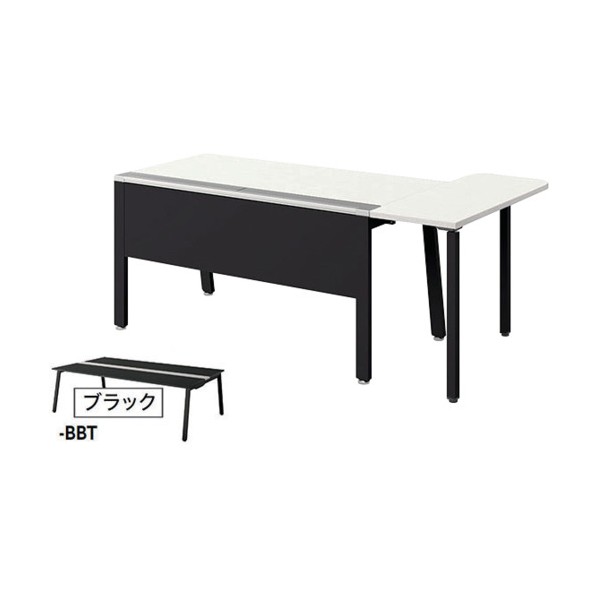 ※法人専用品※ナイキ マネージャー用デスク 天板:ブラック/本体:ブラック RX1610KST-BBT 1台|DIY FACTORY ONLINE SHOP