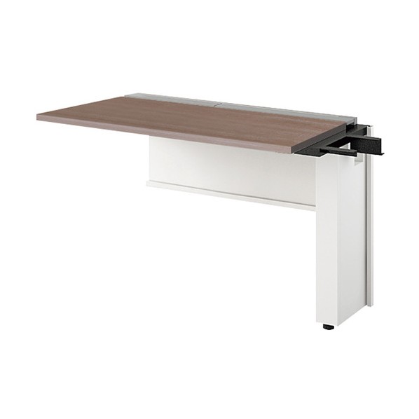 ※法人専用品※ナイキ 大型ベンチテーブル(連結型)(片面タイプ) 天板:ショコラアッシュ/本体:クリアーホワイト RXFN1206R-WCA 1台｜DIY FACTORY ONLINE SHOP