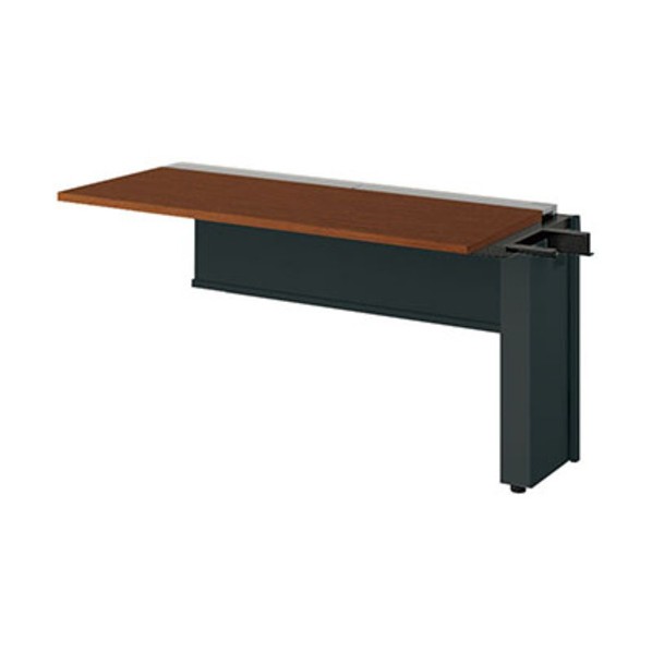 ※法人専用品※ナイキ 大型ベンチテーブル(連結型)(片面タイプ) 天板:ダークウォールナット/本体:ブラック RXFN1406R-BWNP 1台｜DIY FACTORY ONLINE SHOP
