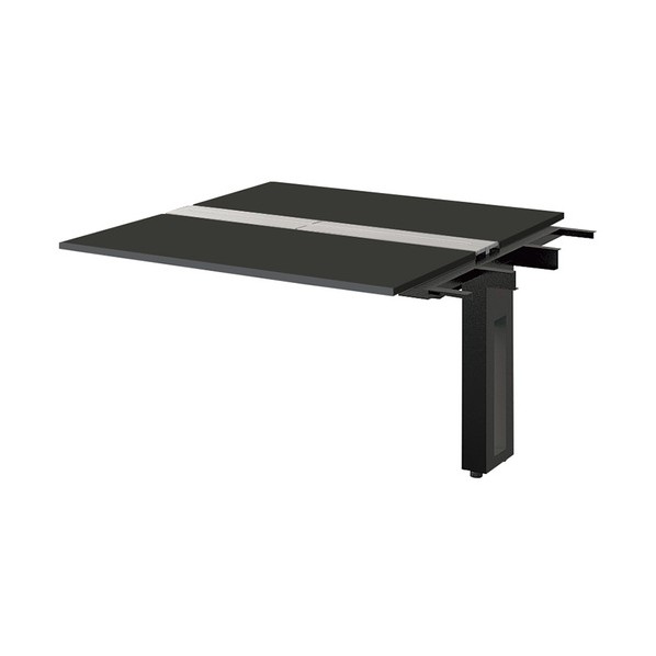 ※法人専用品※ナイキ 大型ベンチテーブル(連結型)(両面タイプ) 天板:ブラック/本体:ブラック RXFN1414R-BBT 1台|DIY FACTORY ONLINE SHOP