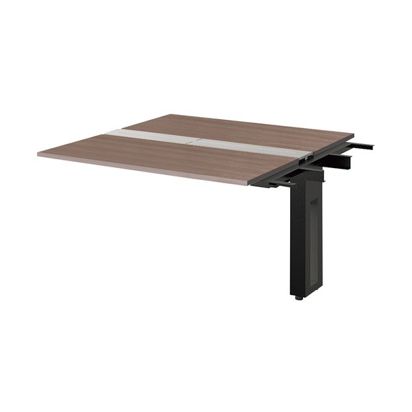 ※法人専用品※ナイキ 大型ベンチテーブル(連結型)(両面タイプ) 天板:ショコラアッシュ/本体:ブラック RXFN1414R-BCA 1台｜DIY FACTORY ONLINE SHOP