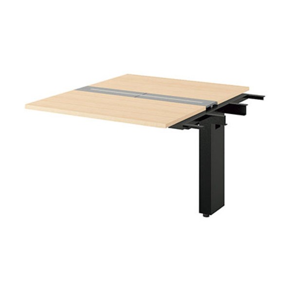 ※法人専用品※ナイキ 大型ベンチテーブル(連結型)(両面タイプ) 天板:シルクウッド/本体:ブラック RXFN1414R-BSP 1台｜DIY FACTORY ONLINE SHOP