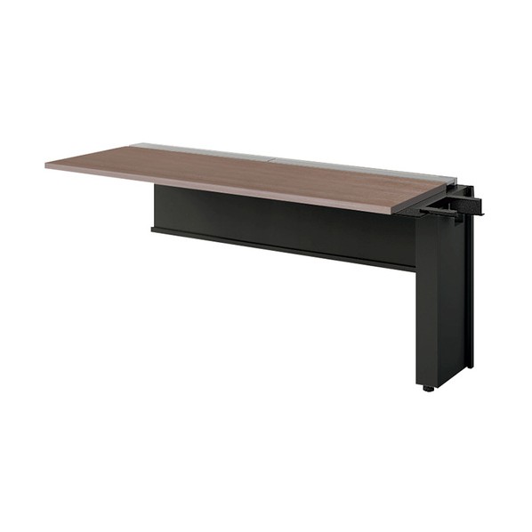 ※法人専用品※ナイキ 大型ベンチテーブル(連結型)(片面タイプ) 天板:ショコラアッシュ/本体:ブラック RXFN1606R-BCA 1台｜DIY FACTORY ONLINE SHOP