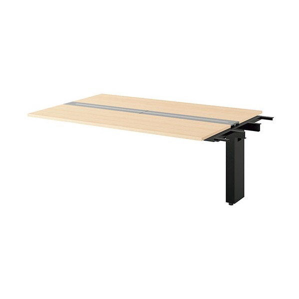 ※法人専用品※ナイキ 大型ベンチテーブル(連結型)(両面タイプ) 天板:シルクウッド/本体:ブラック RXFN2014R-BSP 1台｜DIY FACTORY ONLINE SHOP
