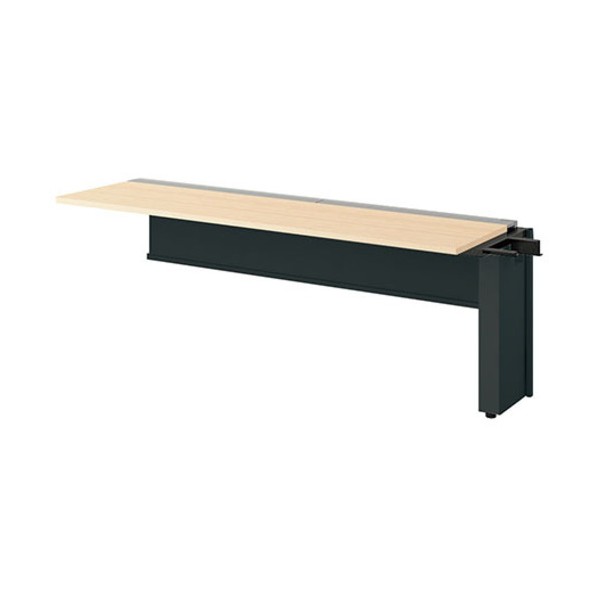 ※法人専用品※ナイキ 大型ベンチテーブル(連結型)(片面タイプ) 天板:シルクウッド/本体:ブラック RXFN2006R-BSP 1台｜DIY FACTORY ONLINE SHOP