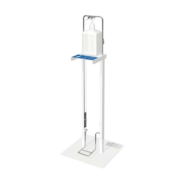 ※法人専用品※ナビス 足踏み式 アルコール消毒液スタンド S3870-39 1個|DIY FACTORY ONLINE SHOP