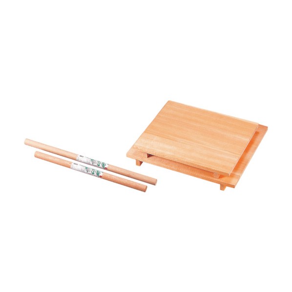 ※法人専用品※有限会社ナガノ産業 木製麺台(麺棒付)スプルス材 中 1個｜DIY FACTORY ONLINE SHOP