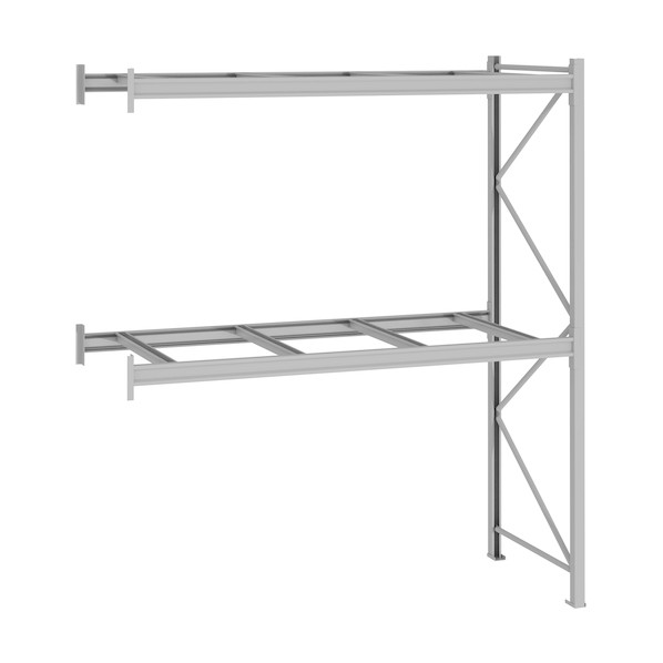 ※法人専用品※日本ファイリング パレットラック 1ton用連結 奥行800×高さ3500×有効間口3100mm 最大積載量2000kg P6-35X31A08-2B 1台|DIY FACTORY ONLINE SHOP